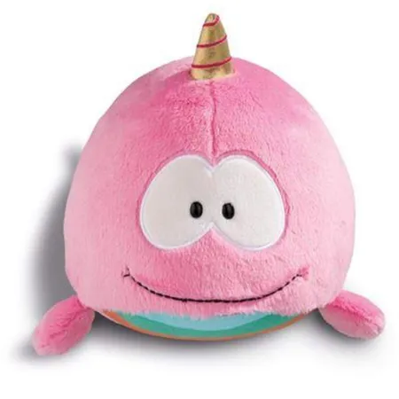 NICI Theodor and Friends Kuscheltier Einhorn-Wal Rainbow Bubble, 22 cm