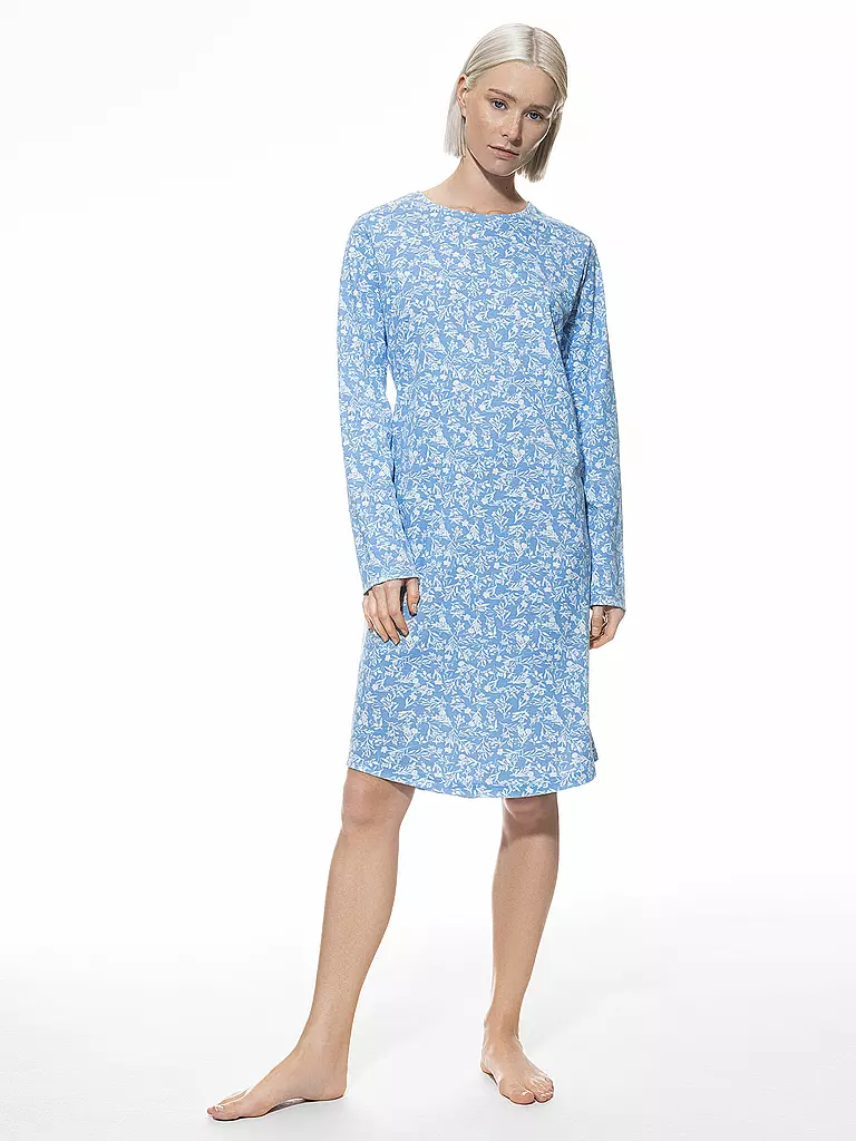 MEY Nachthemd - Sleepshirt hellblau