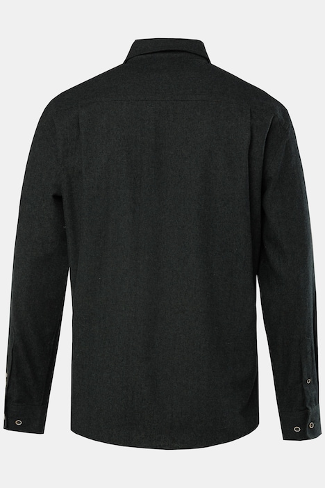 JP 1880 Flanellhemd, Langarm, Hai-Kragen, Comfort Fit, bis 8 XL