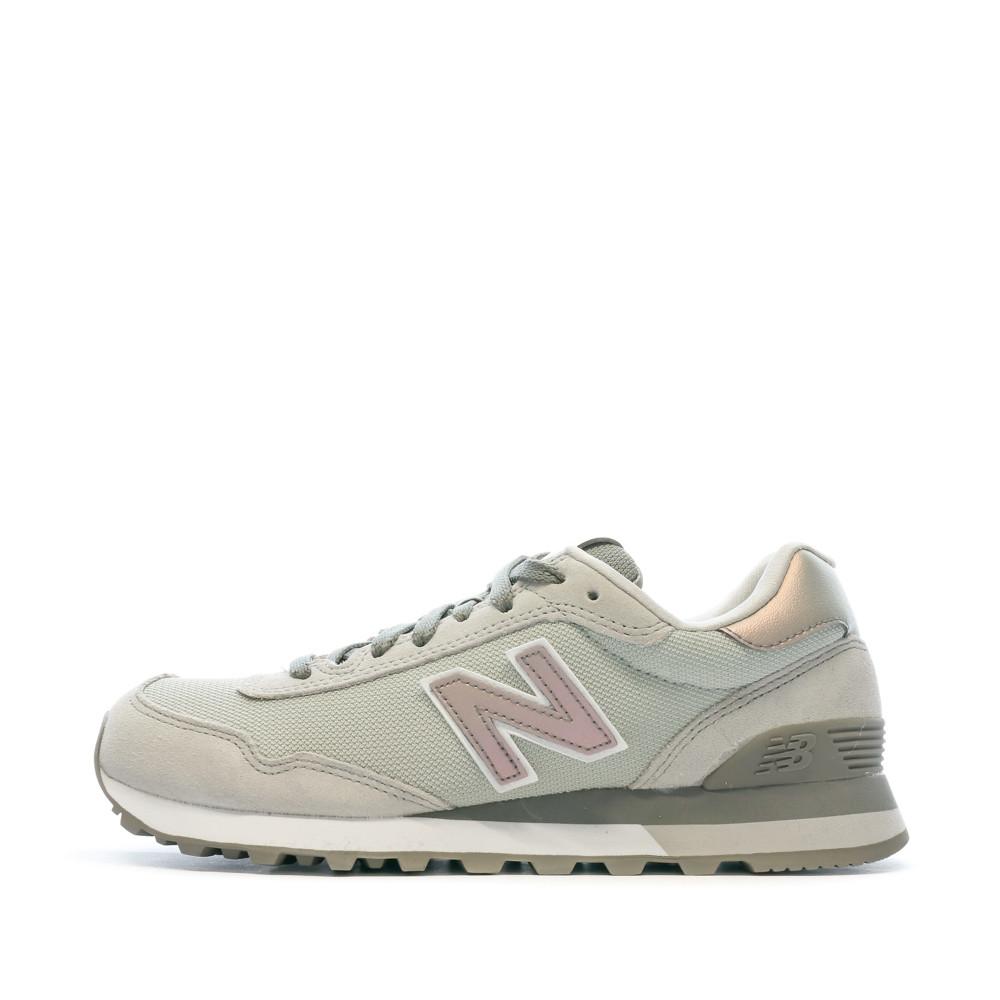 New Balance Baskets Grises/Gold Femme New Balance 515