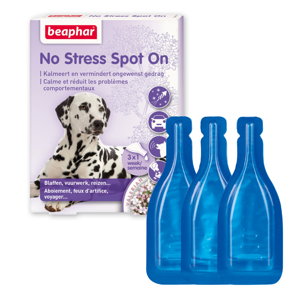 Beaphar No Stress Hond Spot On3 pipetten