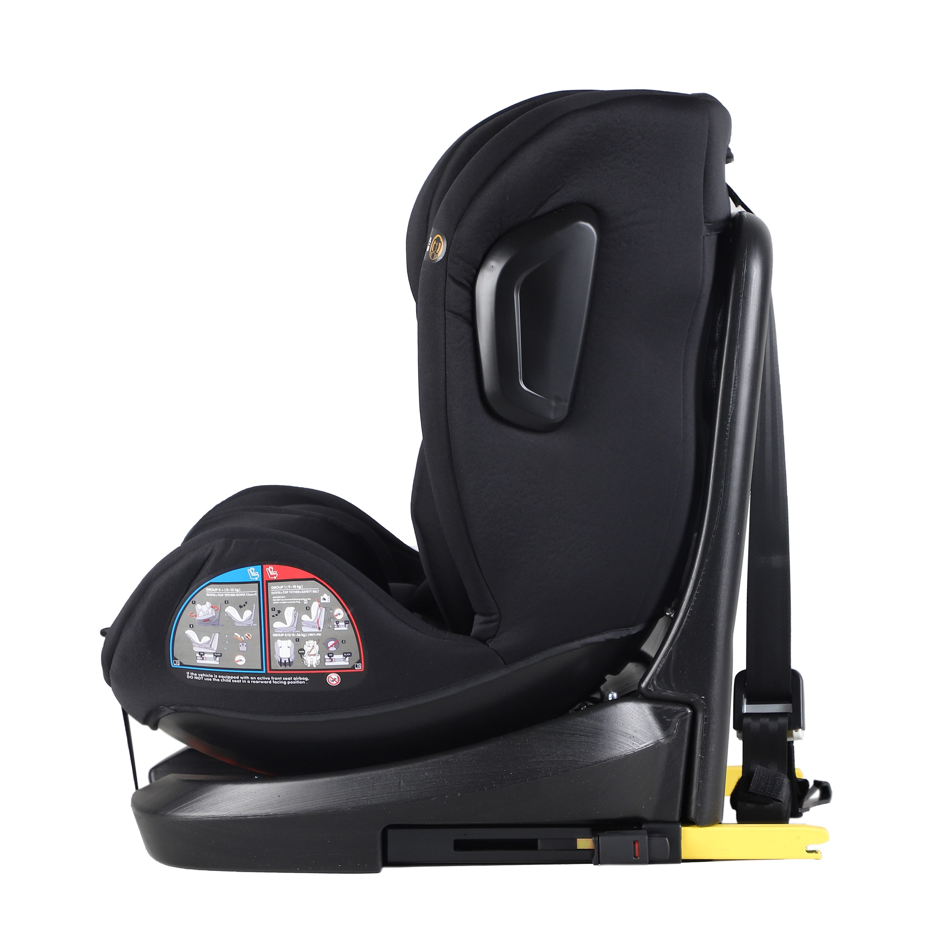 Kindersitz Auto 360° drehbar schwarz