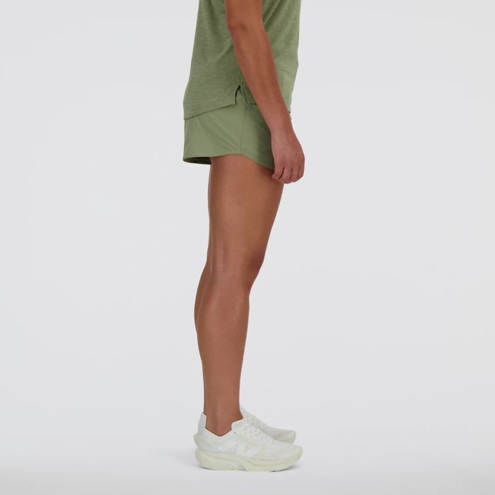 New Balance Dame Shorts RC Seamless 2in1 3 Inch Shorts Grøn