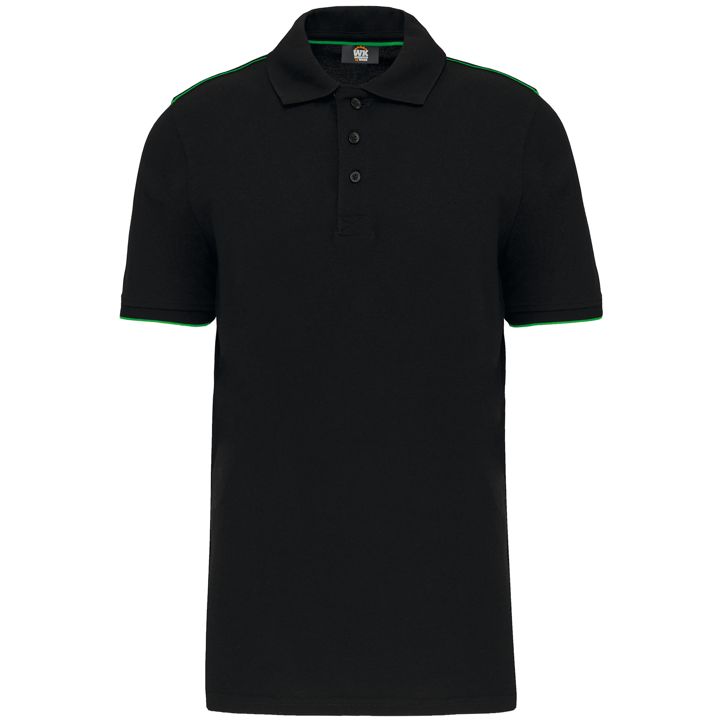 WK. Designed To Work WK270 - Polo contrastant manches courtes homme DayToDay