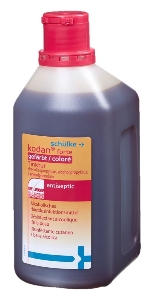 KODAN forte gefärbt<br>1 l, Flasche, Lösung zur Anwendung auf der Haut