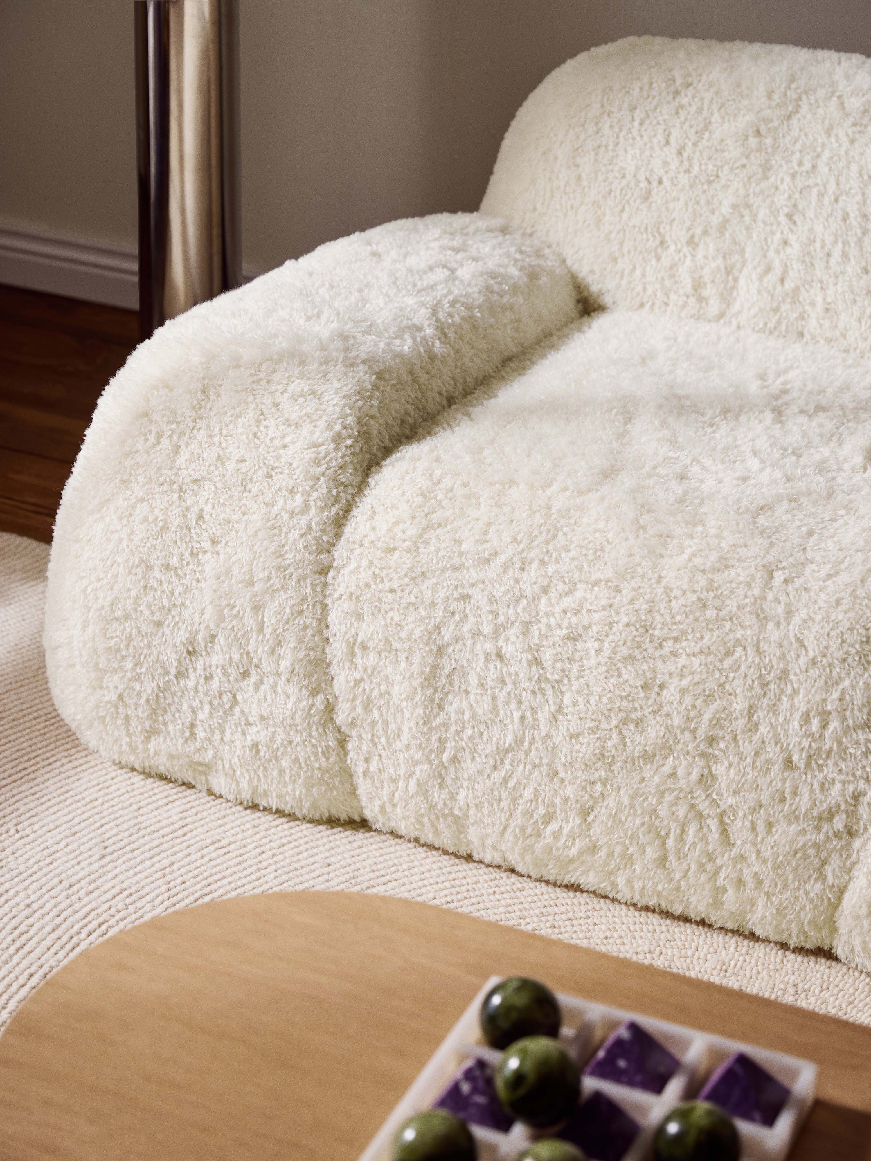 Teddy loungestoel Wolke