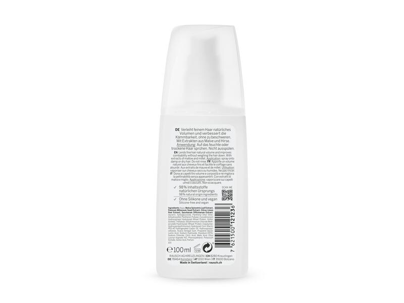 RAUSCH Pflegespray Malve Volumen 100 ml1 Stück Leichter Spray-Conditioner für voluminöses Haar