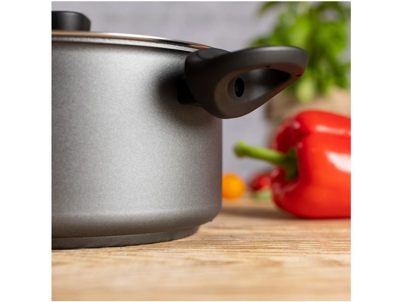 Kuhn Rikon Kochtopf New Life 2.0 L, Ø 18 cm Topf mit Antihaftbeschichtung