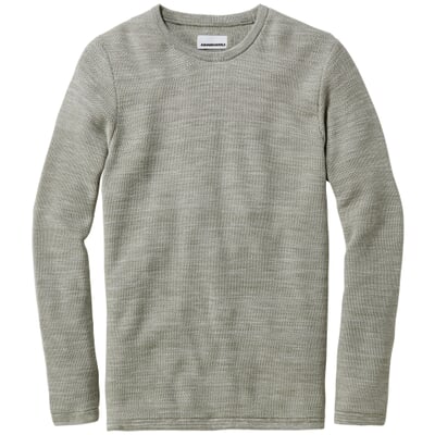 Herren-Strickpullover Baumwolle, Grün