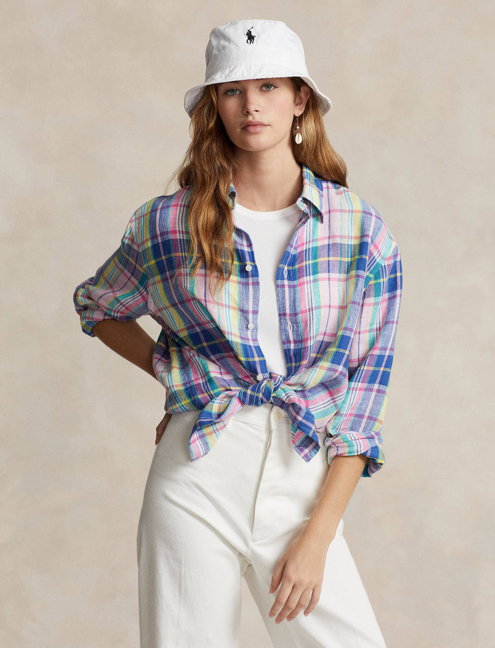 Polo Ralph Lauren| Damen Leinenbluse Langarm