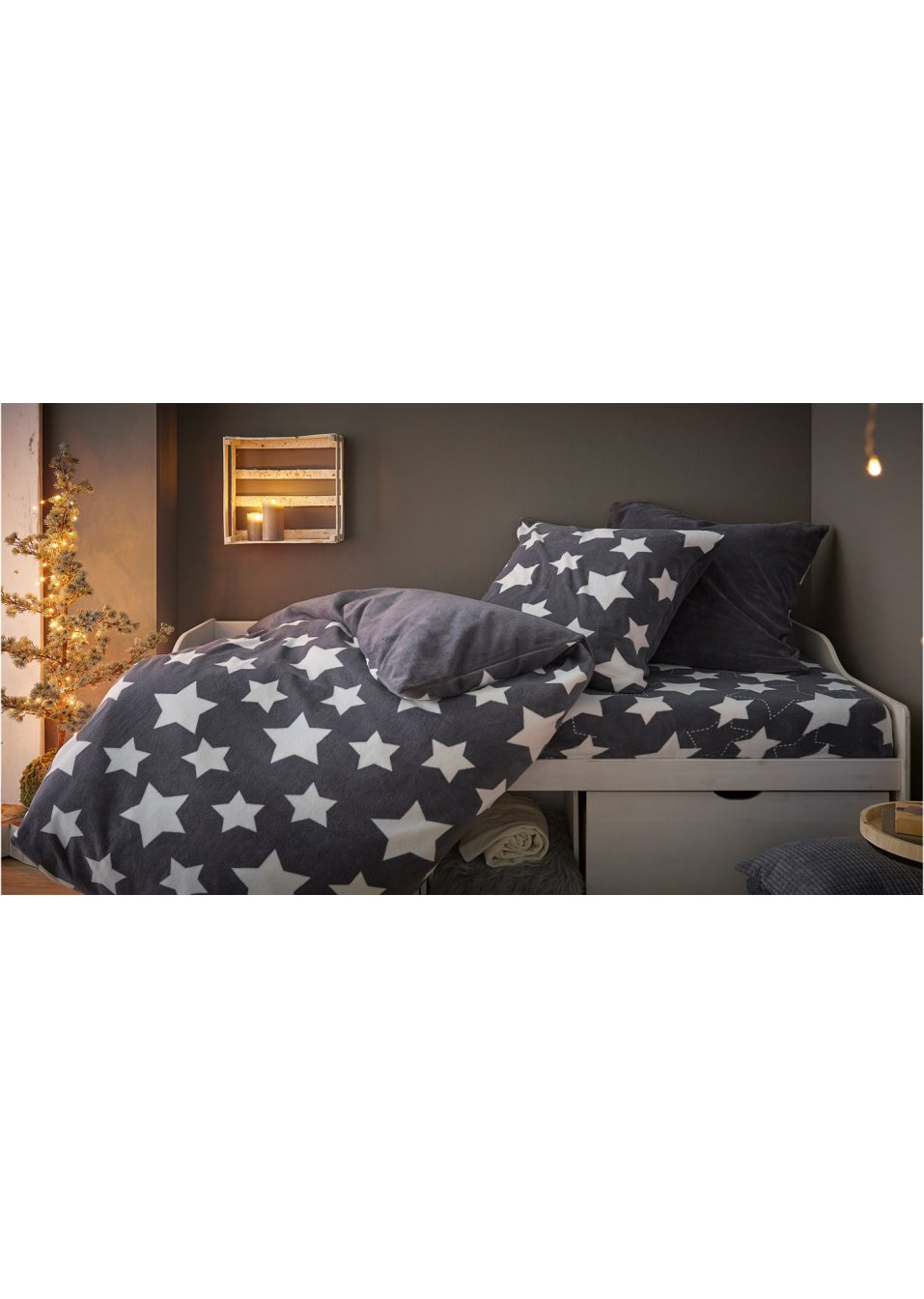 Drap-housse Cashmere Touch avec étoiles