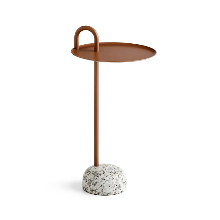 HAY - Bowler Beistelltisch, Ø 36 cm / H 70,5 cm, créme