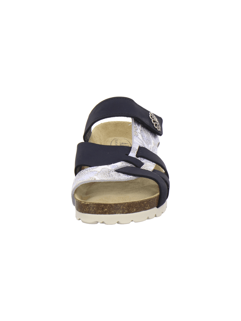 Pantoletten Damen Kralle navy