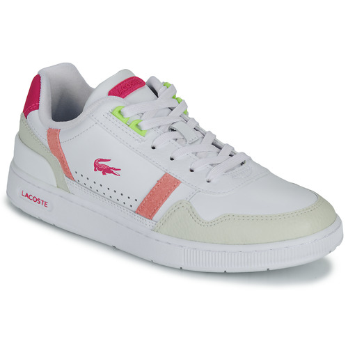 Lacoste - T-CLIP Blanco / Rosa