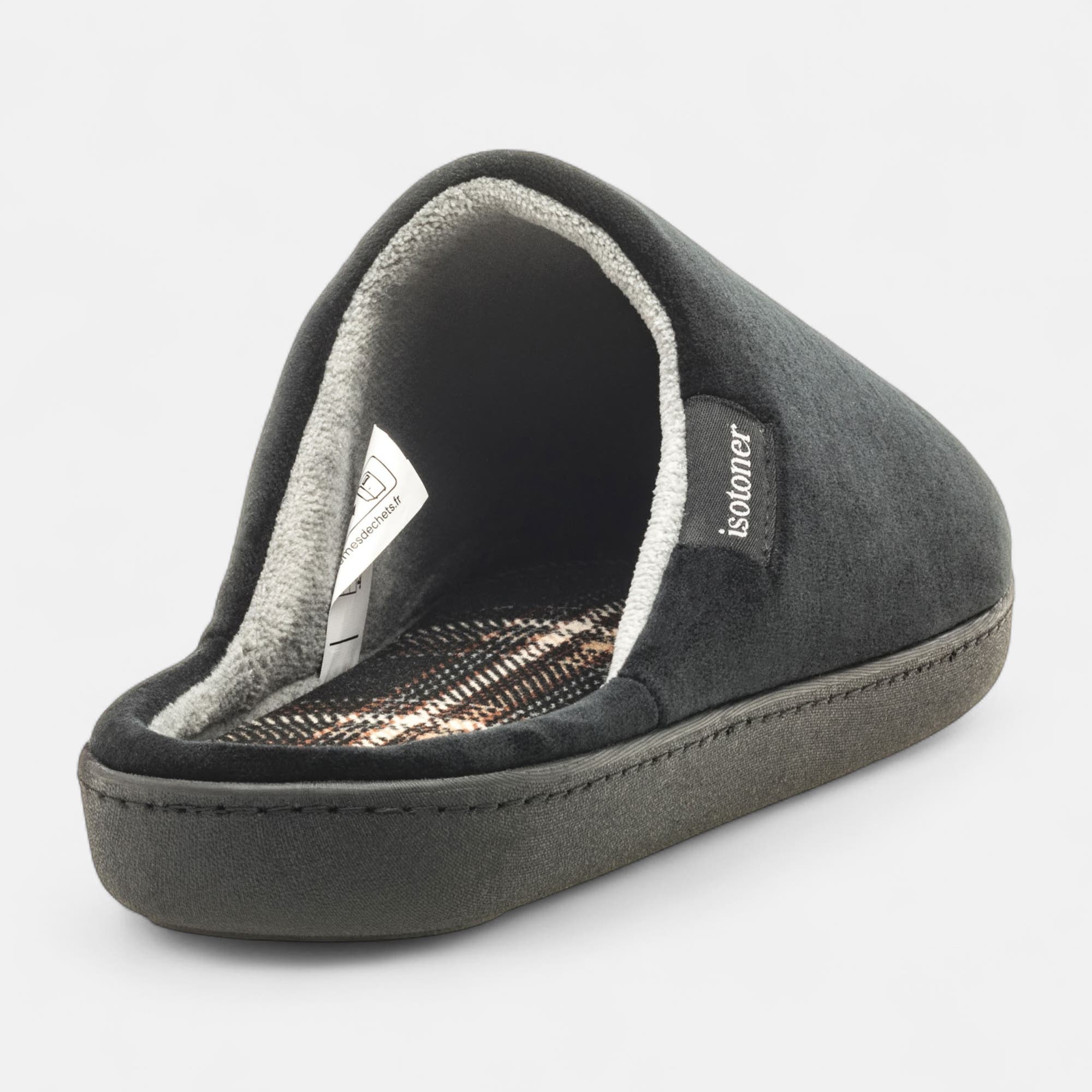 Pantoufles mules Homme noir