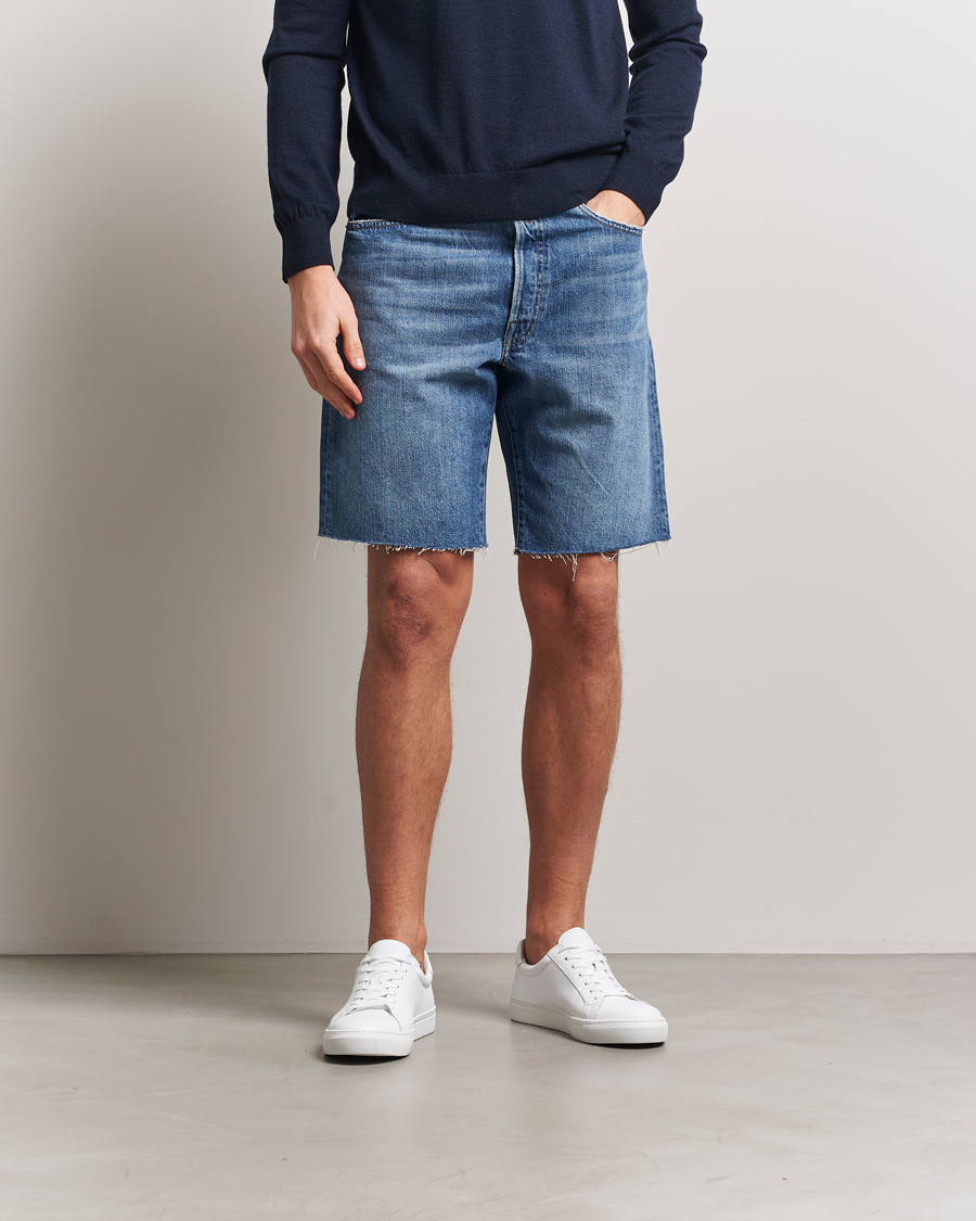 Replay 901 Original Denim Shorts Light Blue