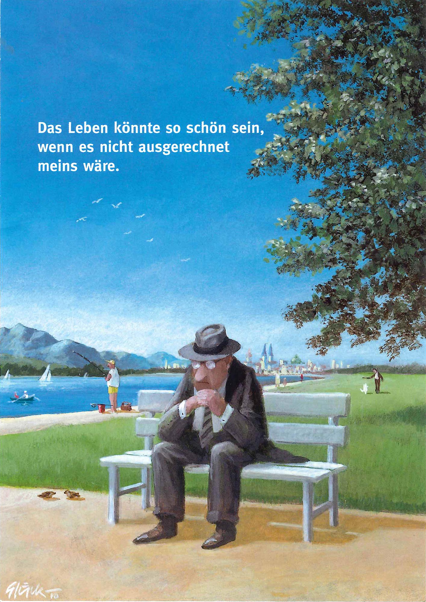 Postkarte 'Das Leben könnte so schön sein' günstig bestellen