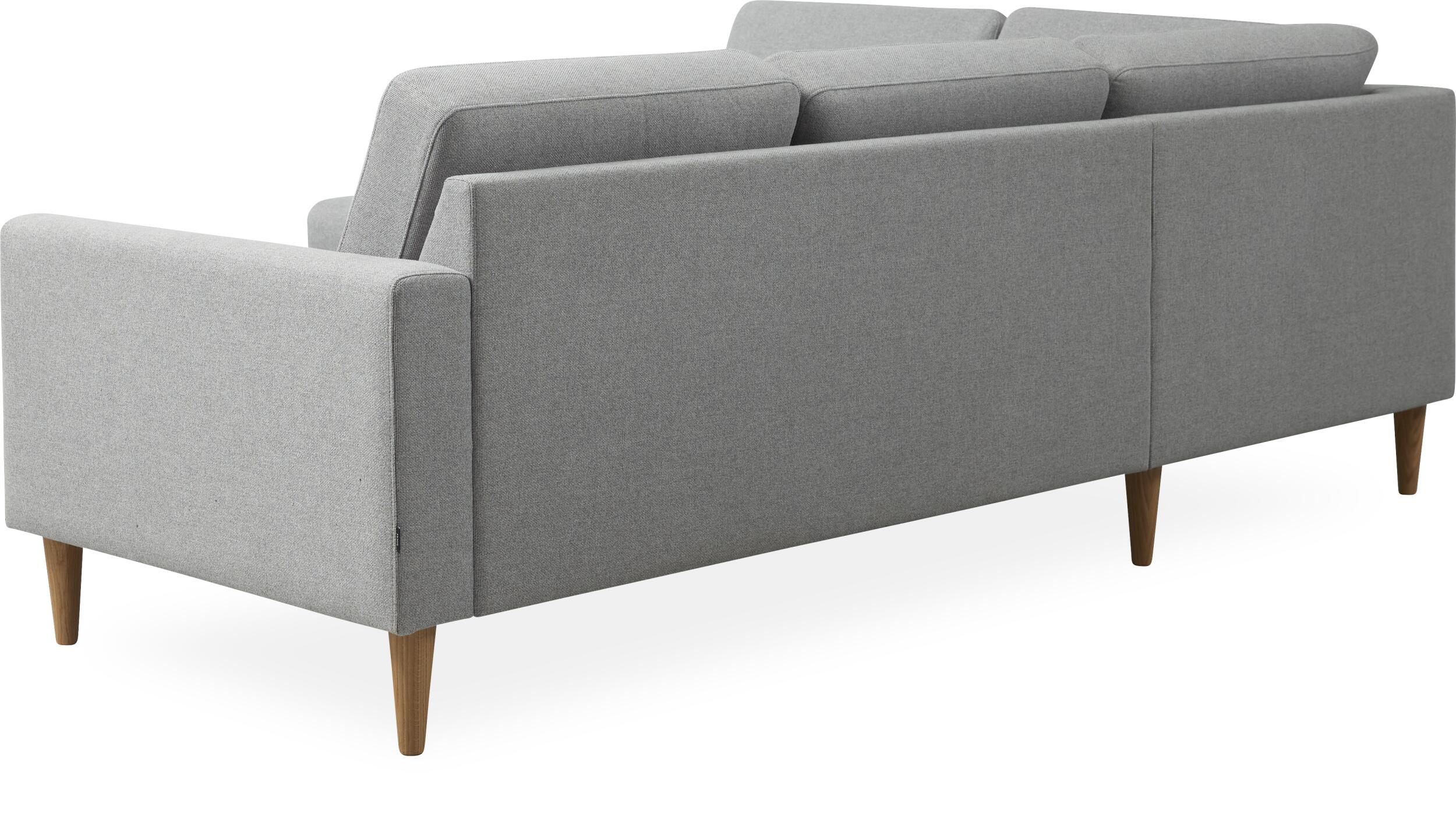 Linea venstrevendt hjørnesofa med pufafslutning