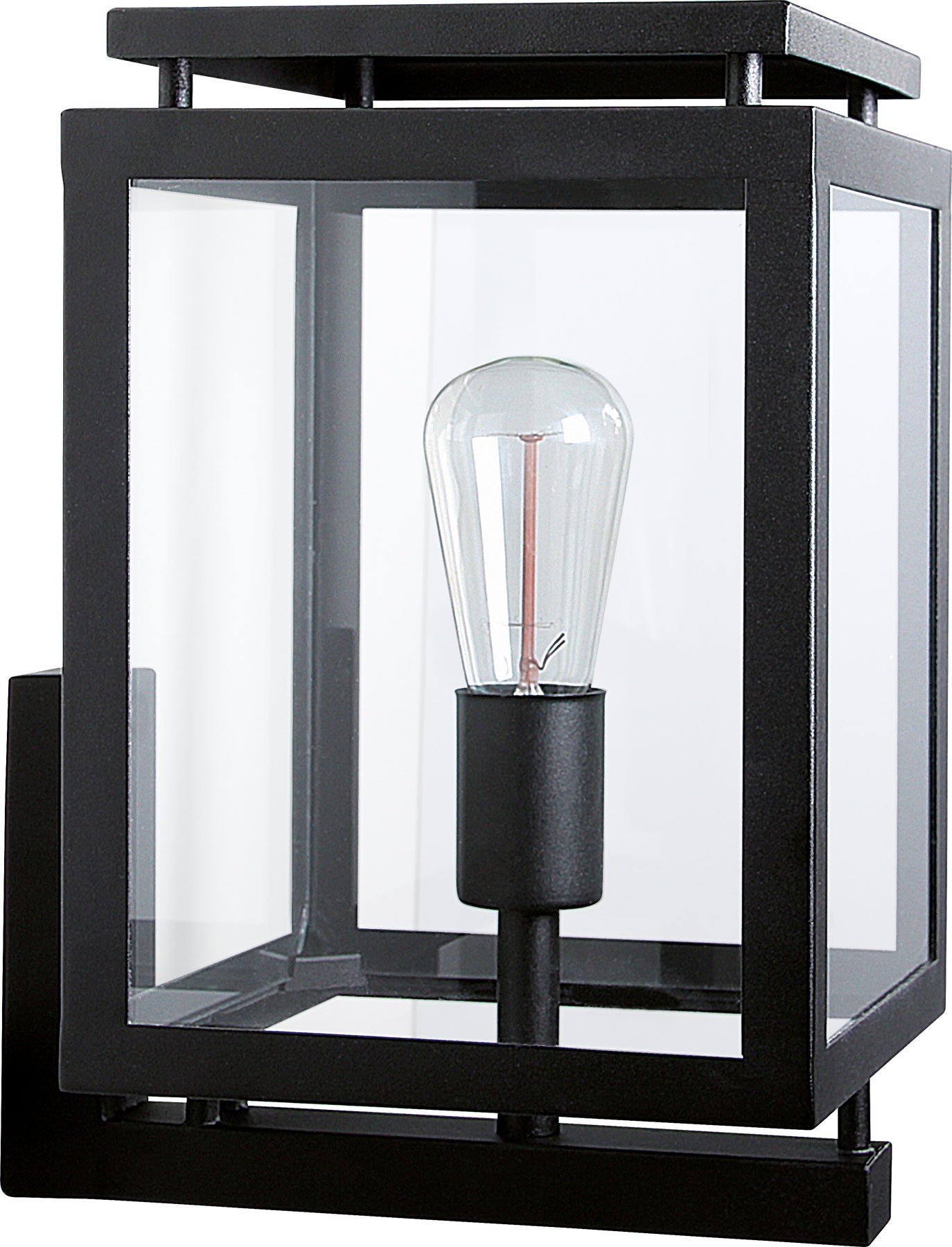 KS Verlichting wandlamp De Vecht zwart 27 x 22 x 37 cm