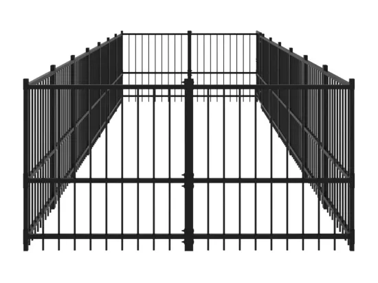 Chenil cage enclos pac noire 679 x 193.5 x 100 cm 02_0041788