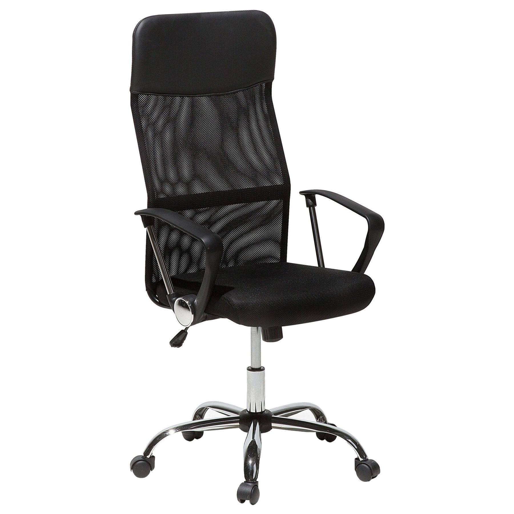 Beliani - DESIGN - Bureaustoel - Zwart - Polyester