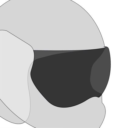 Ecran casque ROOF SOLAIRE 100% - BOXER CLASSIC/BOXER V - Noir
