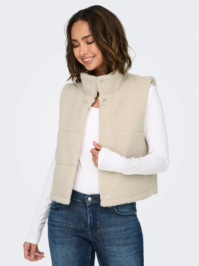 ONLY Anzugweste »ONLSANDRA TEDDY WAISTCOAT LIFE OTW NOOS«