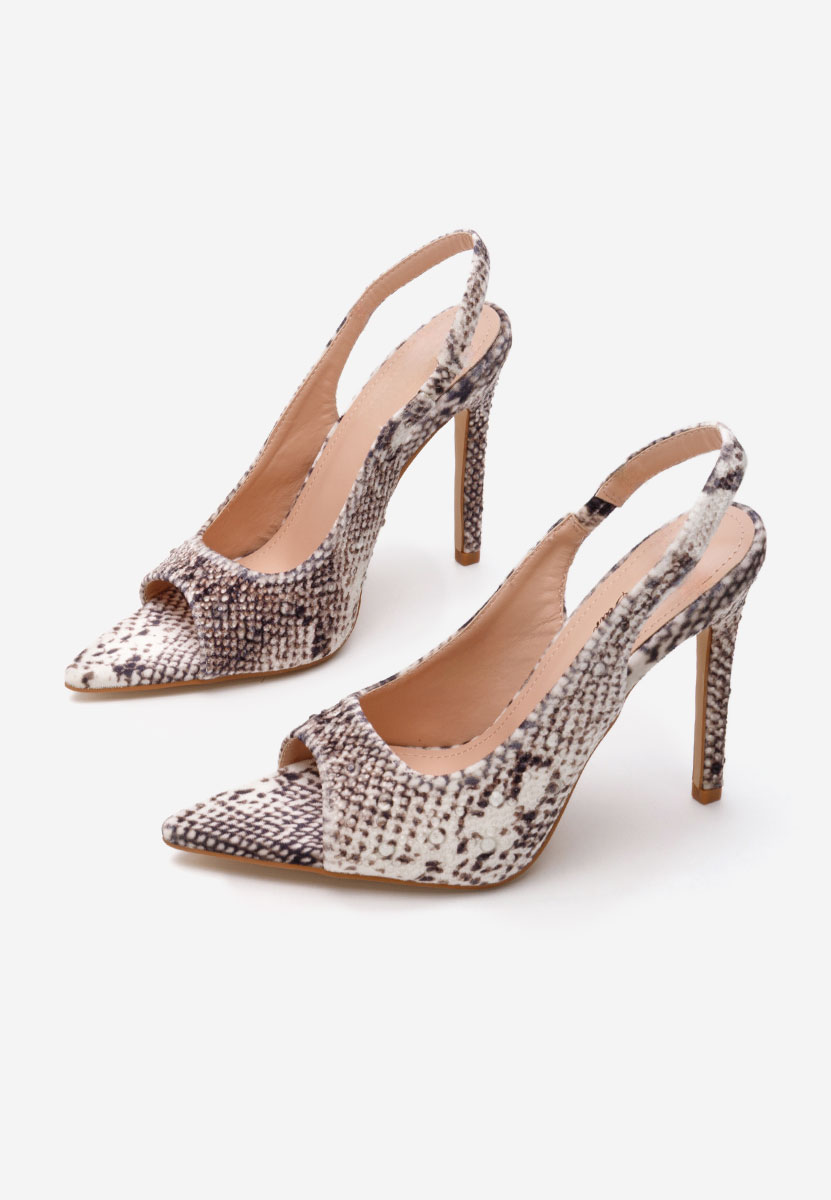Sandales à talon fin  Rhaisa snake