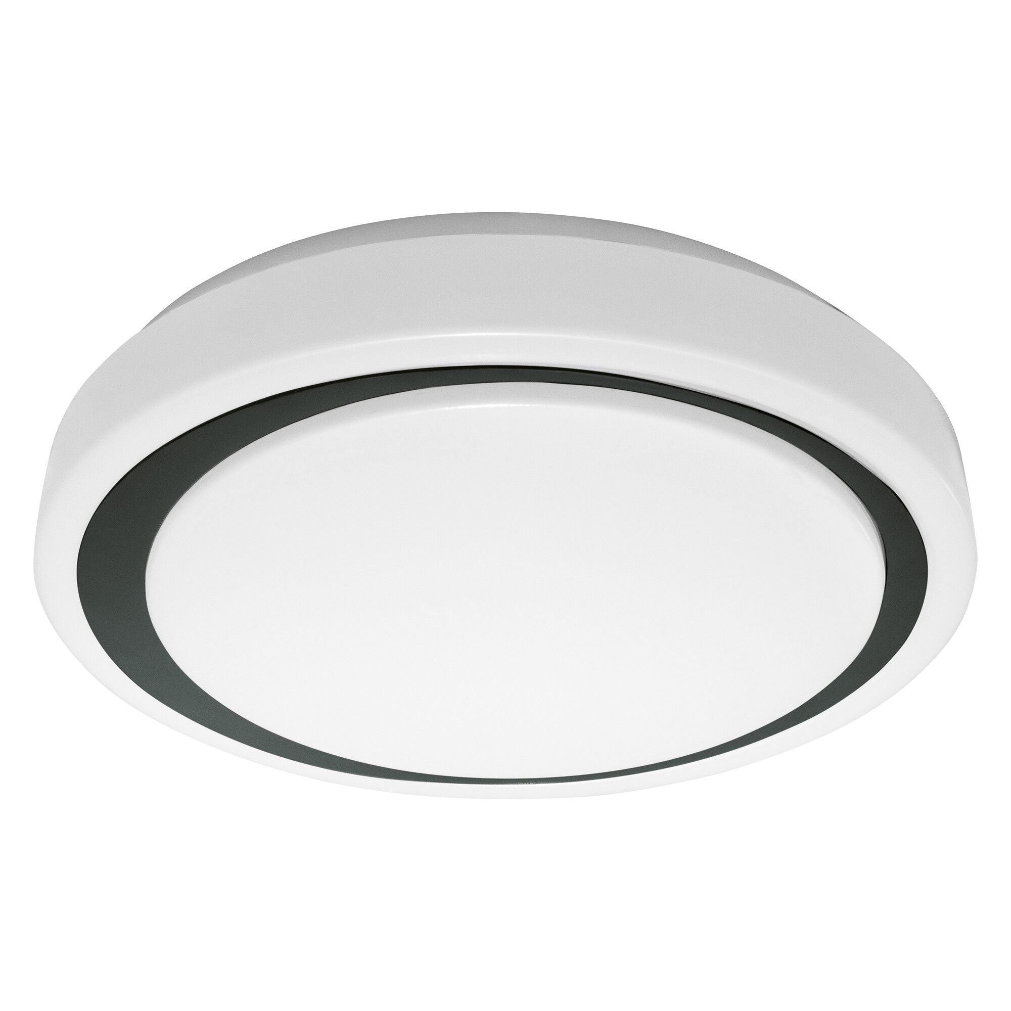LE_SMART  MOON Wand-/Deckenleuchte klein - Schwarz / B: 38.0 cm x T: 38.0 cm x H: 8.5 cm