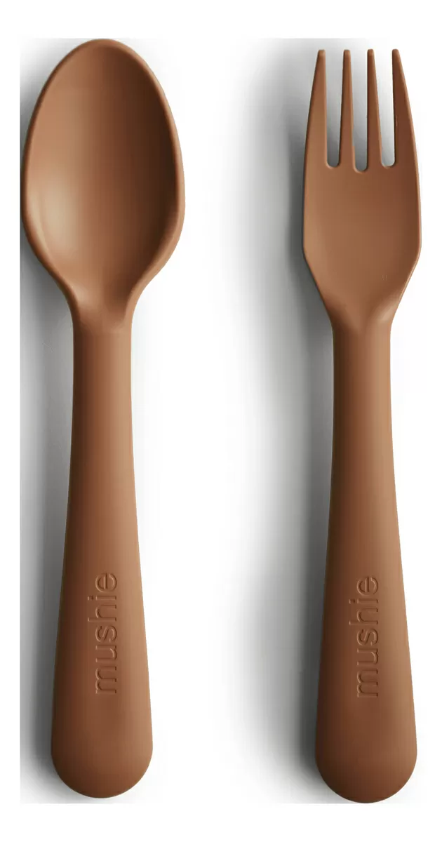Mushie Gaffel & Ske Caramel - 1 stk.