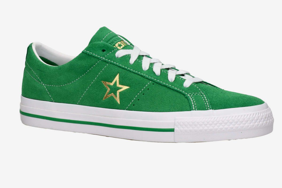 Converse CONS One Star Pro Schuh (green white gold)
