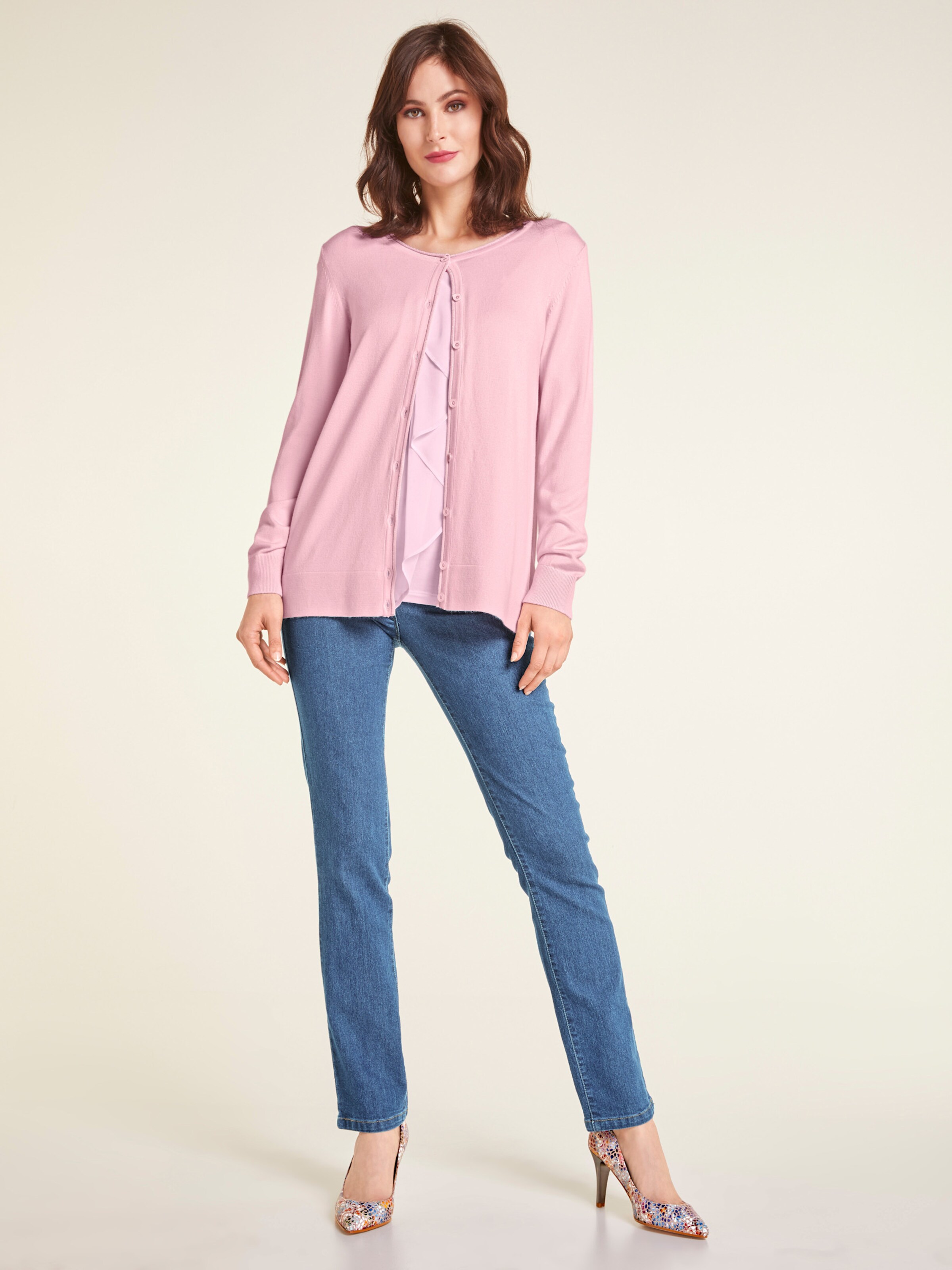 heine Bauchweg-Jeans in bleached