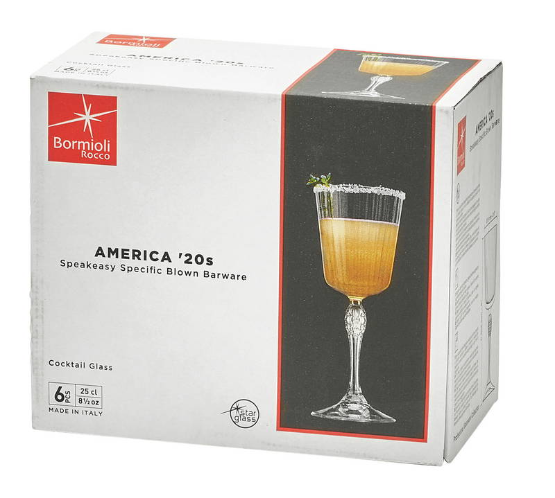 Bormioli Rocco Cocktailglas 6er-Set AMERICA