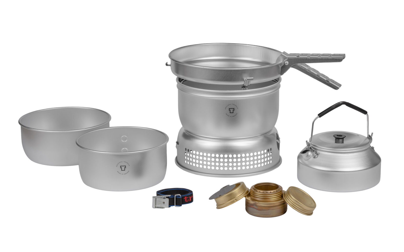 Trangia Trangiakök 25-4 HA Campingkochset 4- teilig mit Spiritusbrenner Set 1