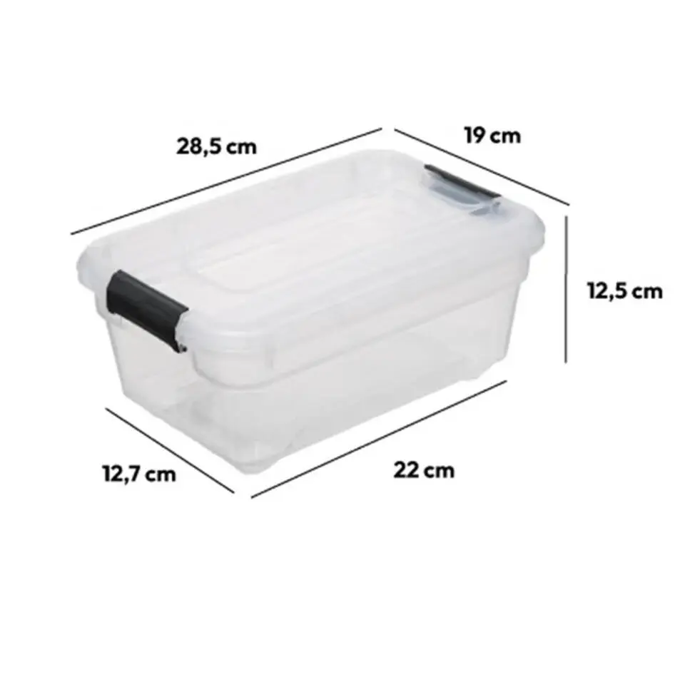 5Five Opbergkist met deksel - Box - 4L - 29x19x12 cm