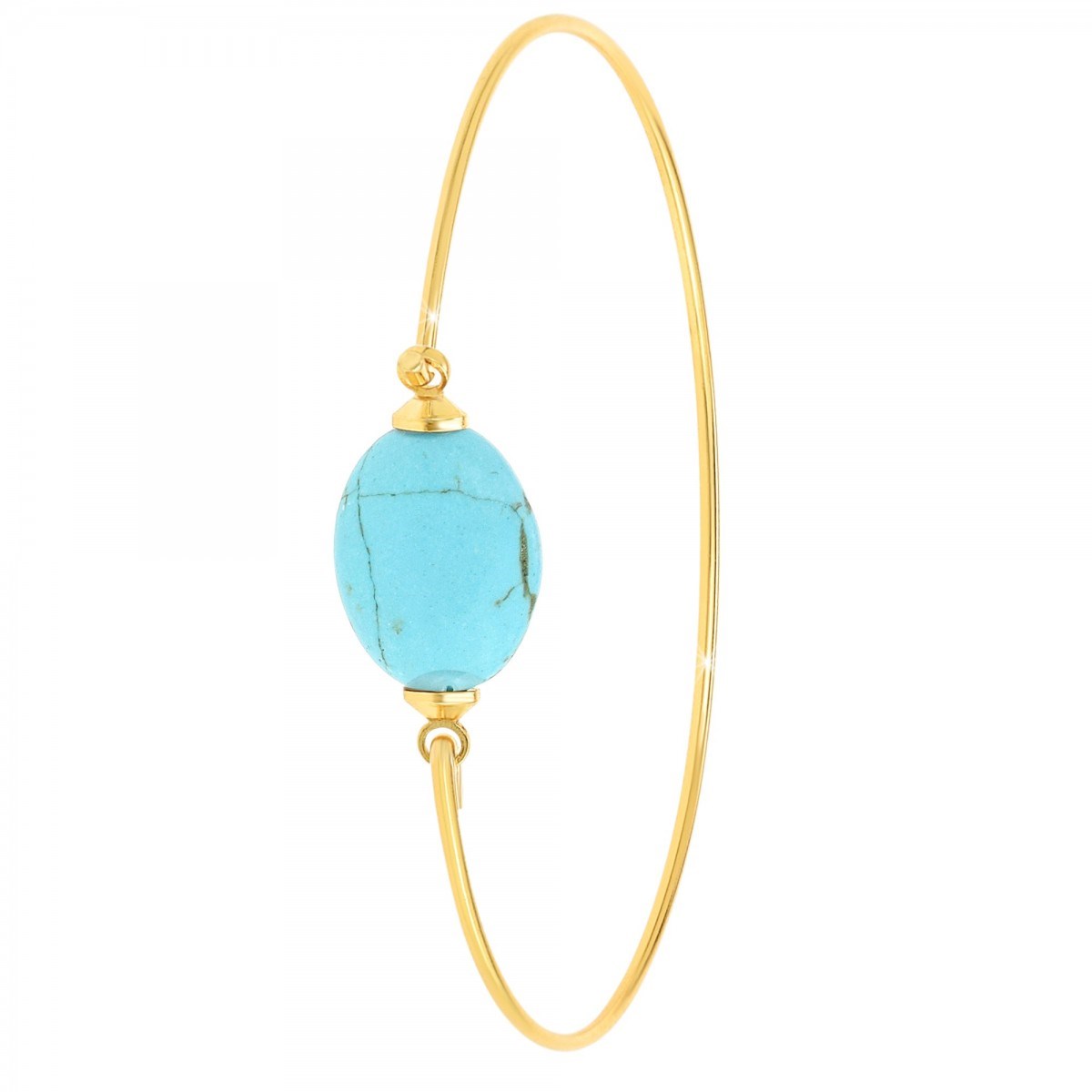 Bracelet SC Bohème orné d'une pierre turquoise