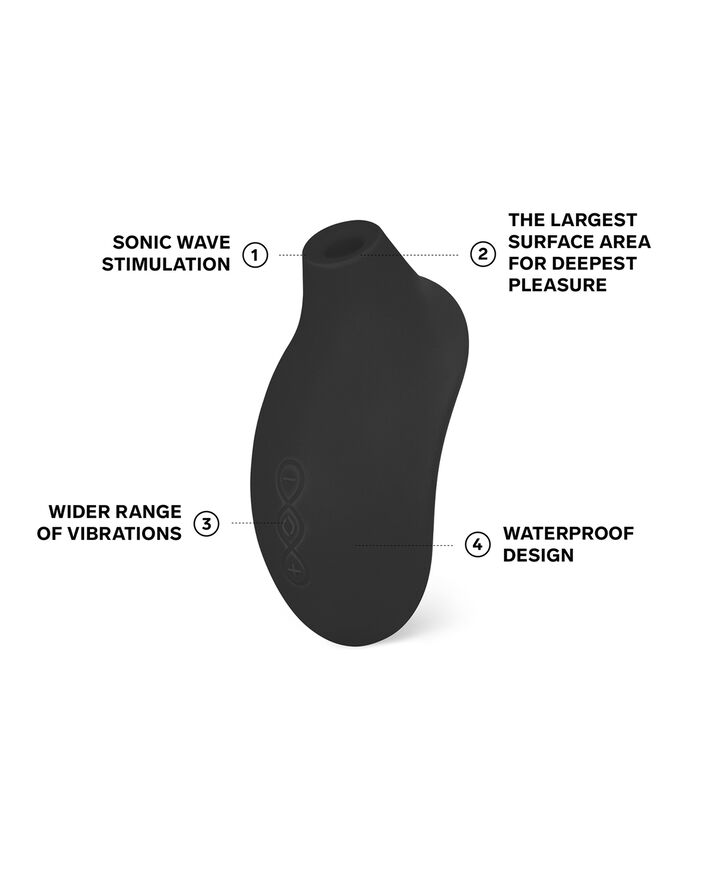 LELO Sona Sonic 2 Klitoris Stimulator Sort