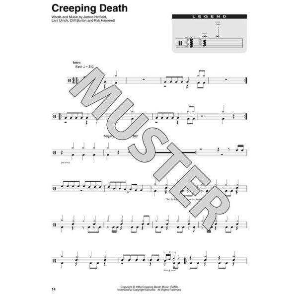 Hal Leonard Metallica: 1983-1988 Drum