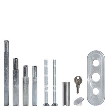 Hako Raamkruk Mundial rechts aluminium afsluitbaar