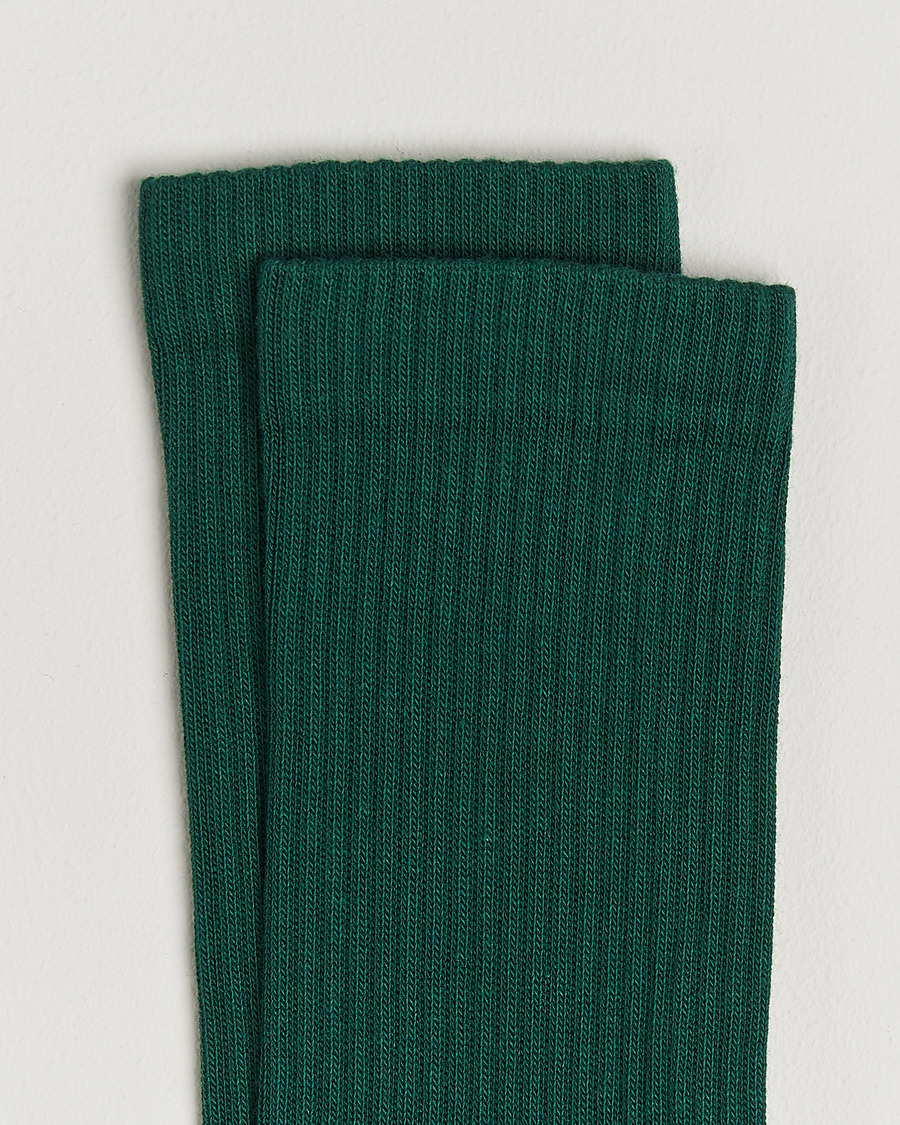 Sweyd Crew Cotton Socks Green