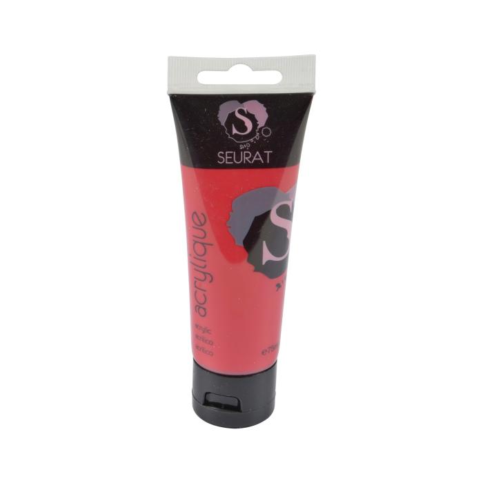 PEINTURE ACRYLIQUE TUBE 75ML ROUGE CRIMSON