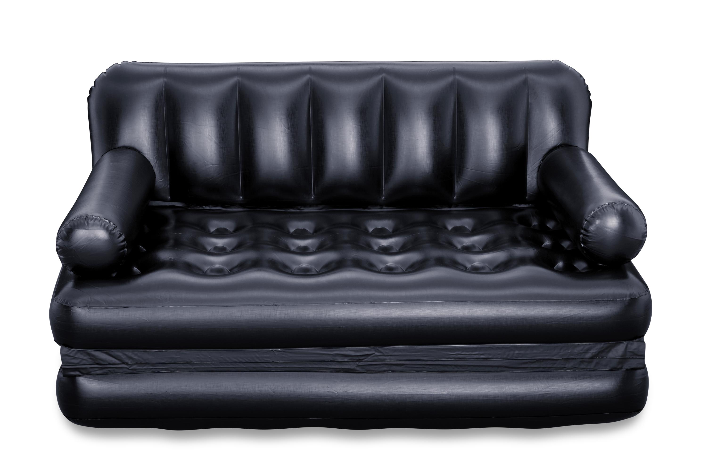 Sofa aufblasbar 5-in-1 schwarz