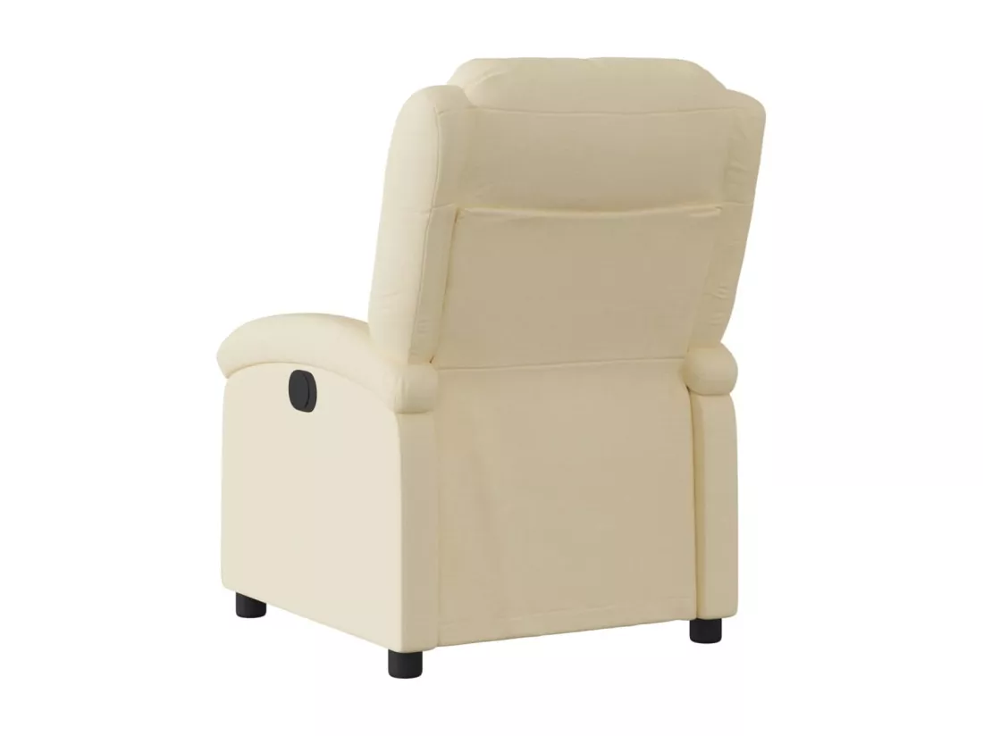 Fauteuil inclinable Crème Tissu