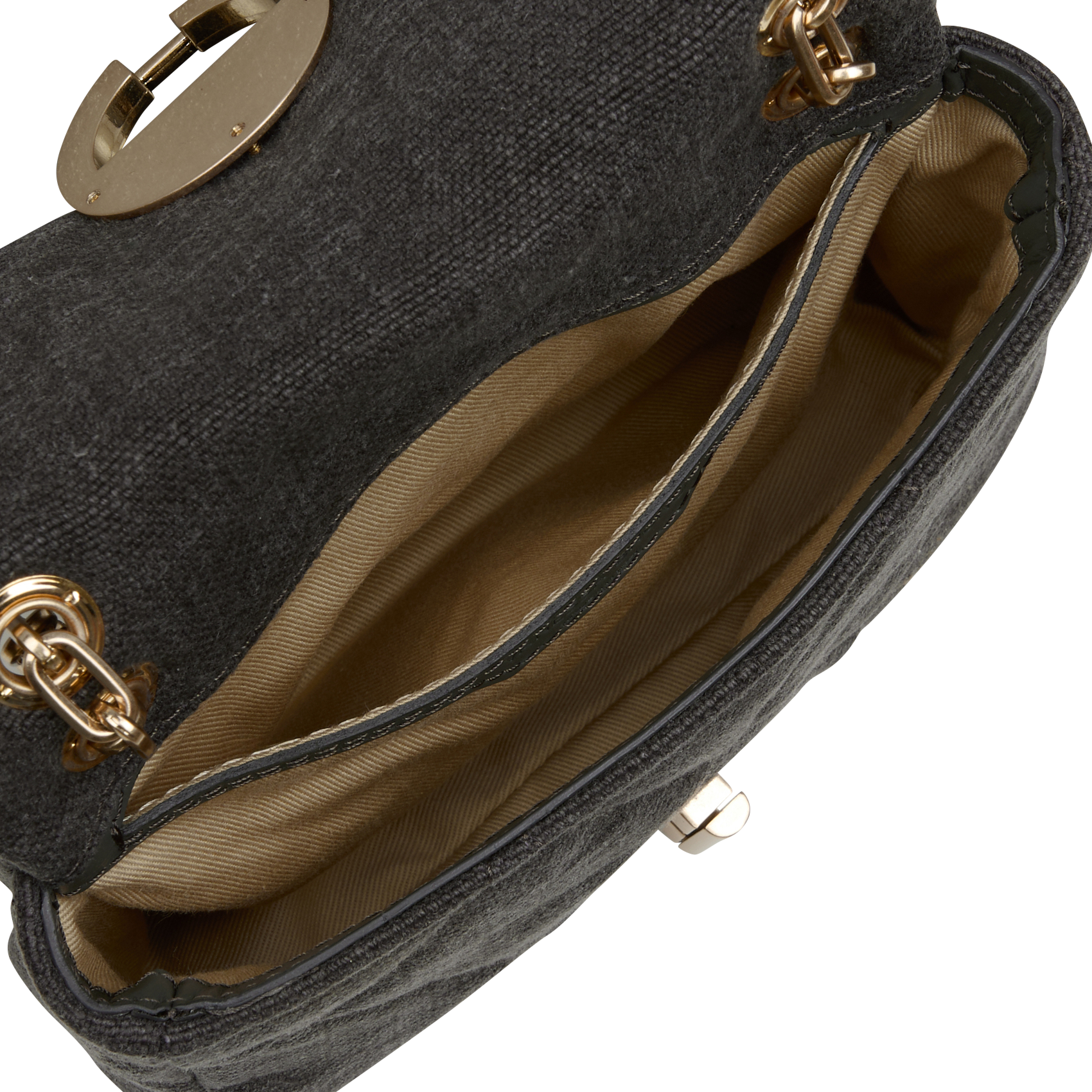 NANO MOON - Sac bandoulière en lin | Marron