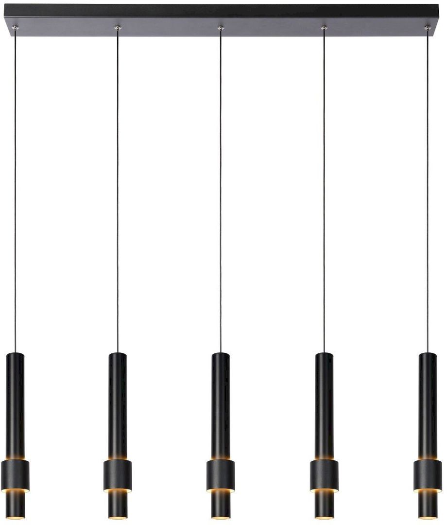 Lucide   Margary Zwart Hanglamp