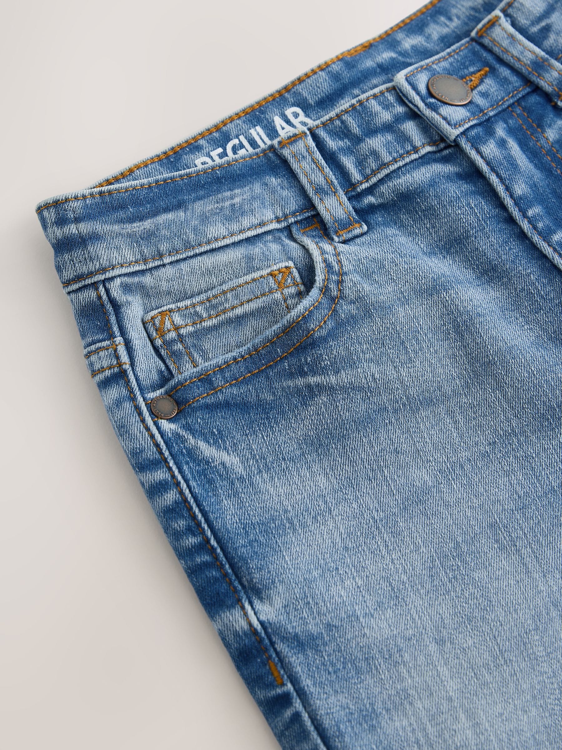 Normaal blauw - Stretchjeans (3-17jr)