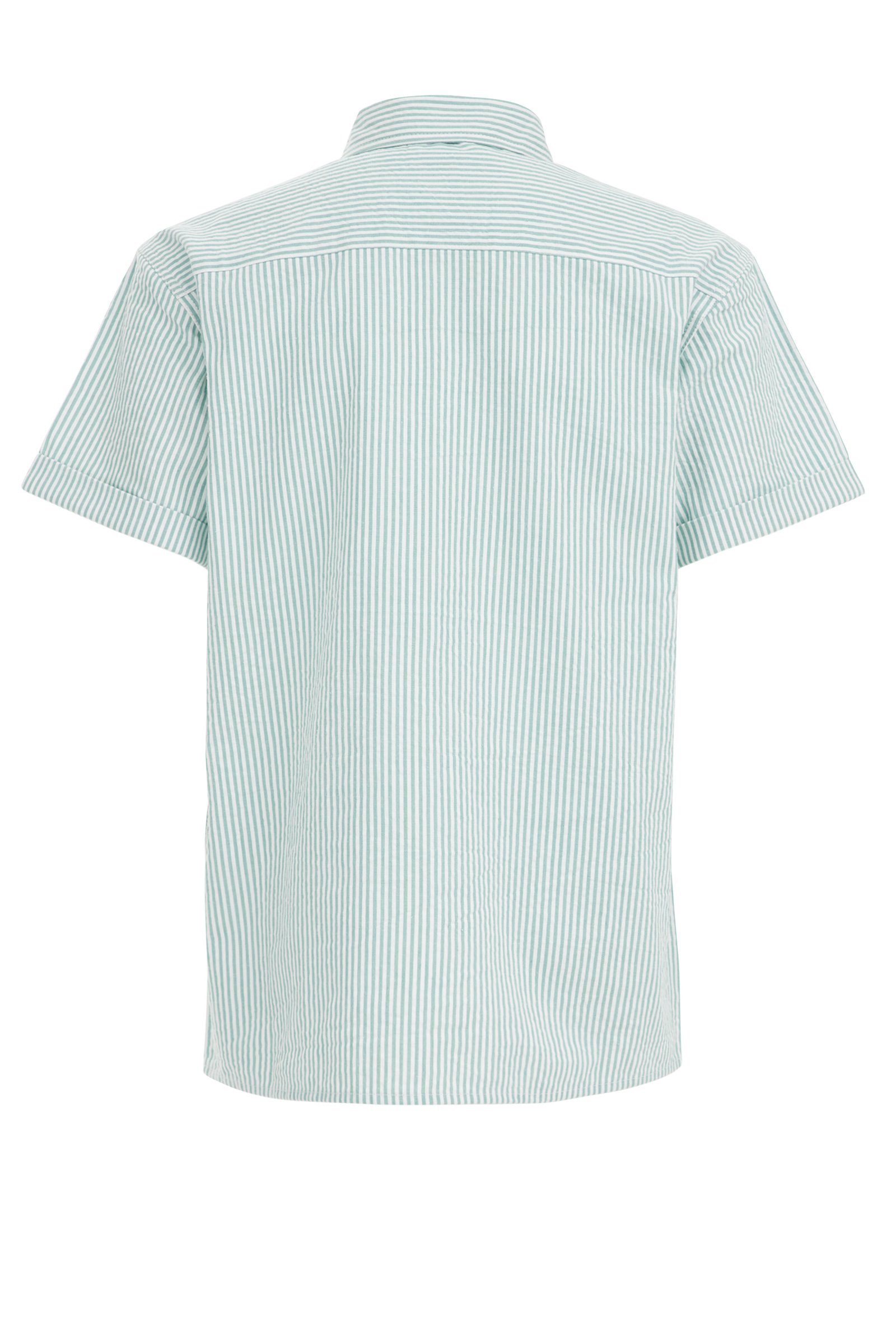 Jongens overhemd met structuur WE Fashion Mintgroen