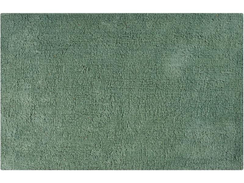 MSV Badteppich Dalija 45 x 70 cm, Tannengrün Badematte aus hochwertiger Baumwolle
