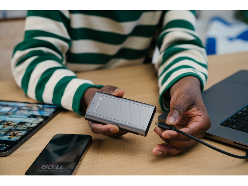 Verbatim Externe SSD TurboMetal 2000 GB Externe SSD mit USB4 und einer Speicherkapazität von 2 TB