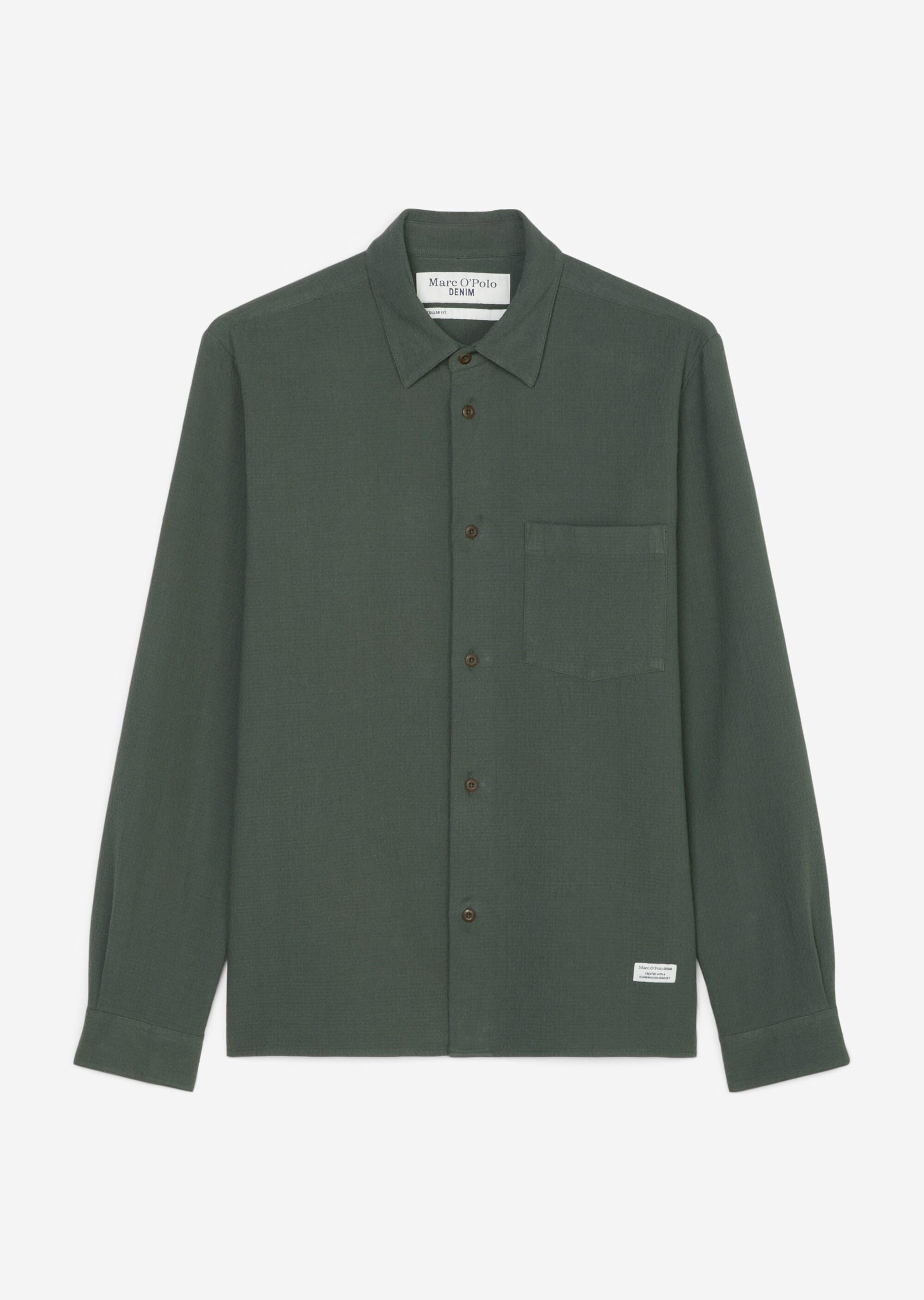 Overshirt aus doppelt gewebter Bio-Baumwolle
